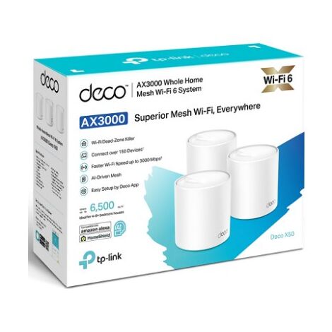 מערכת MESH  Deco X50 AX3000 Mesh 3-Pack TP-Link למכירה , 3 image