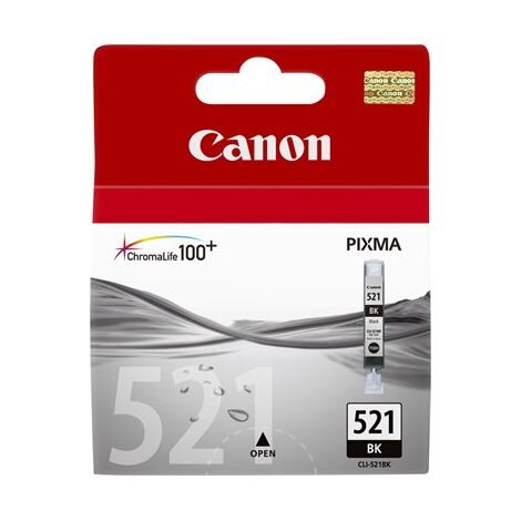 ראש דיו Canon CLI-521BK 2933B001 קנון למכירה , 2 image