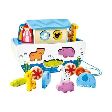 E8049 Pull Along Noah's Ark Hape למכירה , 2 image
