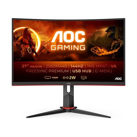 מסך מחשב AOC CQ27G2U  27 אינטש QHD למכירה 