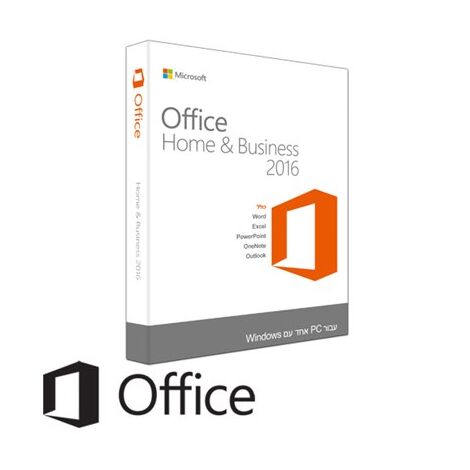 Microsoft Office Home and Business 2016 Hebrew Medialess T5D-02881 מיקרוסופט למכירה , 2 image