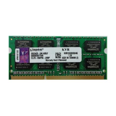 זיכרון  למחשב נייד 4GB 1333Mhz Kingston KVR1333D3S9/4G קינגסטון למכירה , 2 image