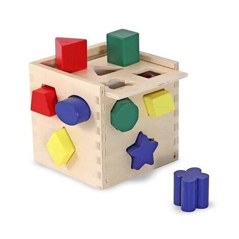 Shape Sorting Cube Classic Toy 575 Melissa & Doug למכירה , 2 image