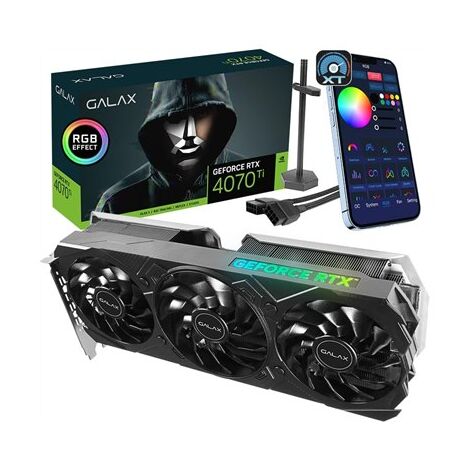 כרטיס מסך Galax GeForce RTX 4070 Ti EX 47IOM7MD7ADT למכירה , 2 image