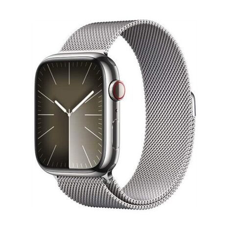 שעון חכם Apple Watch Series 9 45mm Stainless Steel Case Milanese Loop GPS + Cellular אפל למכירה , 4 image