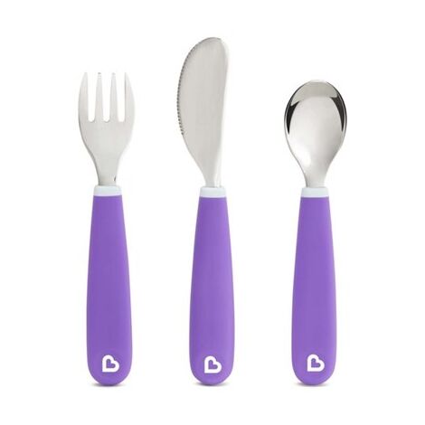Munchkin Splash Toddler Fork  Knife & Spoon Set למכירה , 2 image