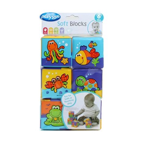 צעצוע לאמבטיה Playgro 0181170 Soft Blocks למכירה , 2 image