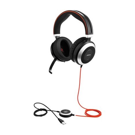 אוזניות  חוטיות JABRA EVOLVE 80 UC Stereo ג'אברה למכירה , 2 image