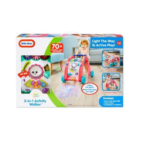 643095  הליכון פעילות 3 ב 1 ורוד Little Tikes למכירה , 3 image