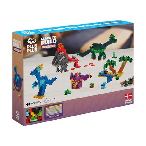 Plus Plus 3918 Learn To Build Dinosaurs למכירה 