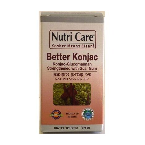 קונז''אק גלוקומנאן 90 כמוסות Nutri Care למכירה 