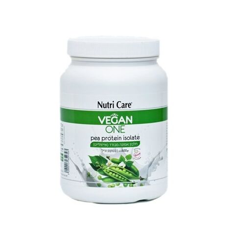 אבקת חלבון טבעוני סויה מבודד בטעם וניל 600 גרם Nutri Care למכירה , 2 image