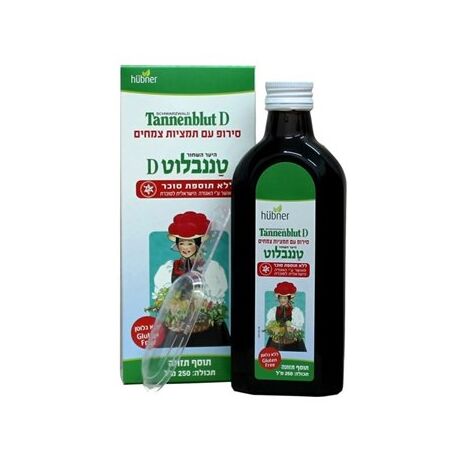 טננבלוט D סירופ תמצית צמחים ללא סוכר 250 מ"ל Hubner למכירה , 2 image