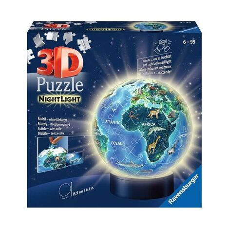 פאזל Earth by Night 3D Puzzle 72 11844 חלקים Ravensburger למכירה , 2 image