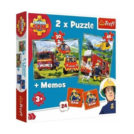 פאזל Firefighters in action 30X48 90791 חלקים Trefl למכירה , 2 image