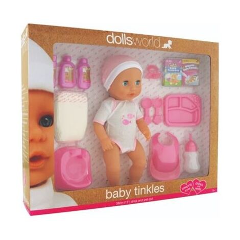 Dolls World YWO8124 בובה 38 ס"מ סיר+סט האכלה למכירה , 3 image
