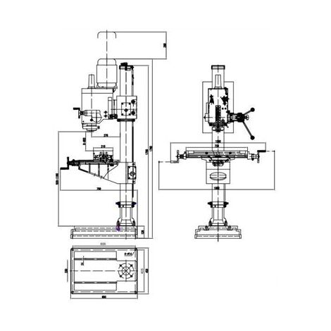 מקדחת עמוד Optimum DH40CT למכירה , 3 image