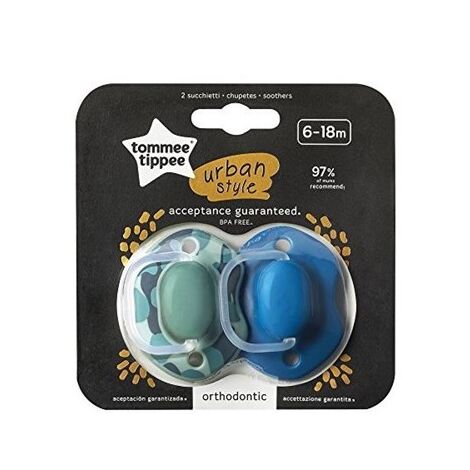 Tommee tippee לגילאי 6-18 חודשים Urban Style Soother למכירה 