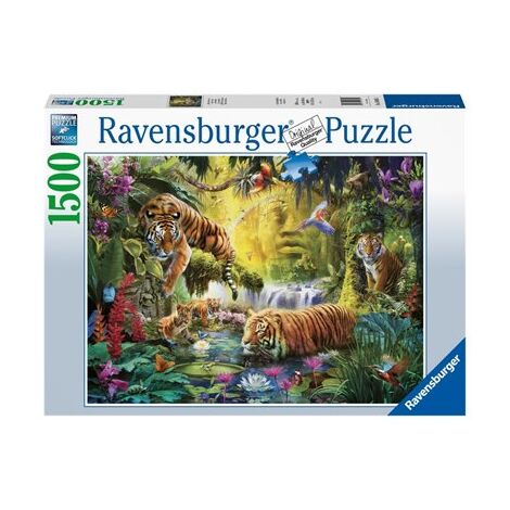 פאזל Tranquil Tigers 1500 16005 חלקים Ravensburger למכירה , 3 image