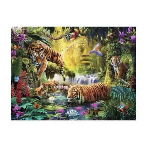 פאזל Tranquil Tigers 1500 16005 חלקים Ravensburger למכירה , 2 image