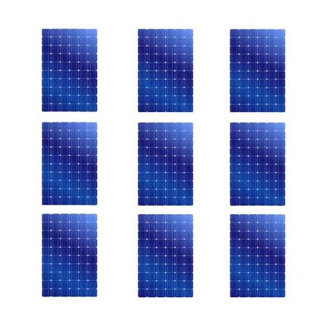 פאנל סולארי Mono 540W 49V סט 9 פאנלים EFP540WX9 EcoFlow למכירה 
