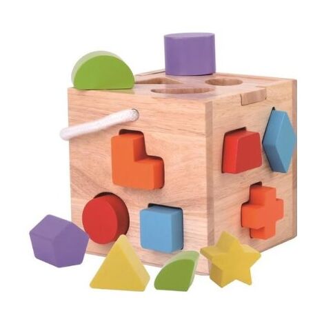 16096 התאמת צורה קוביית עץ Pit Toys למכירה , 2 image