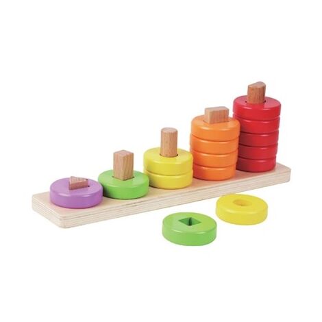 13217 לוח צורות ספירת טבעות Pit Toys למכירה , 2 image