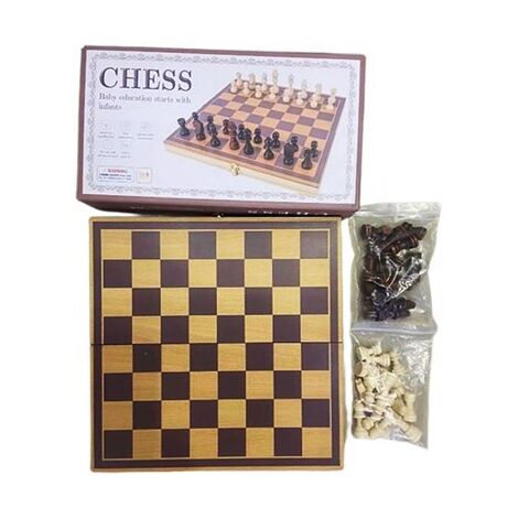 משחק 386210 שח עץ מהודר 30X16.5X5.5 ס"מ  בית הצעצוע למכירה 