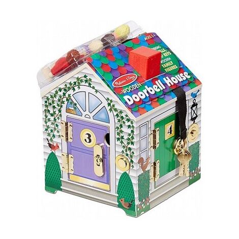 Melissa & Doug 2505 Wooden Doorbell House למכירה 