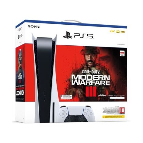 Sony PlayStation 5 825GB Blu-ray Edition Modern Warfare III סוני למכירה , 2 image