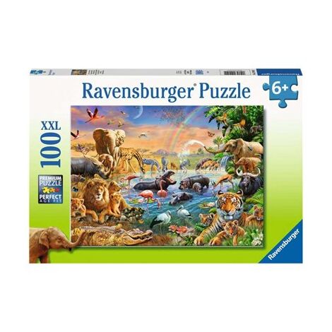 פאזל Savannah Jungle Waterhole XXL 100 חלקים Ravensburger למכירה , 2 image