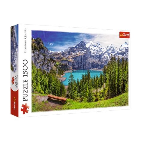 פאזל Lake Oeschinen, Alps, Switzerland 1500 26166 חלקים Trefl למכירה , 2 image