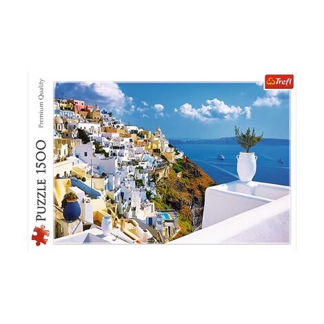 פאזל Santorini Greece 1500 26119 חלקים Trefl למכירה 