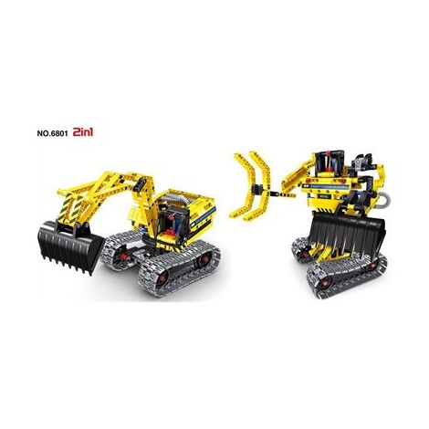 Qihui 6801 Excavator & Robot 2 in 1 למכירה , 3 image