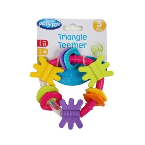 Triangle Teether נשכן משולש PlayGro למכירה , 2 image
