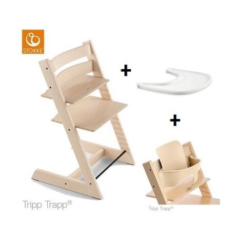 כסא אוכל Stokke Tripp Trapp + Baby Set + Tray למכירה , 3 image