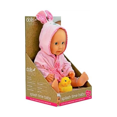 Dolls World YWO8552 בובת ספלאש טיים למקלחת 41 ס"מ למכירה 