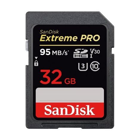 כרטיס זיכרון SanDisk Extreme Pro SDSDXXG-032G 32GB SD UHS-I סנדיסק למכירה 
