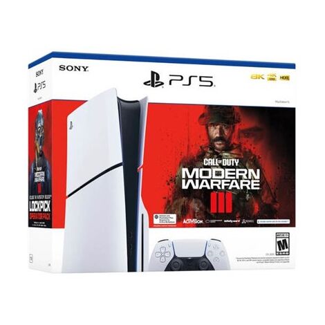 Sony PlayStation 5 Slim 1TB Blu-ray Edition Call of Duty Modern Warfare III Bundle סוני למכירה 