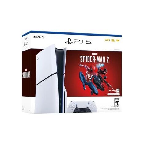 Sony PlayStation 5 Slim 1TB Blu-ray Edition Spiderman 2 Bundle סוני למכירה 