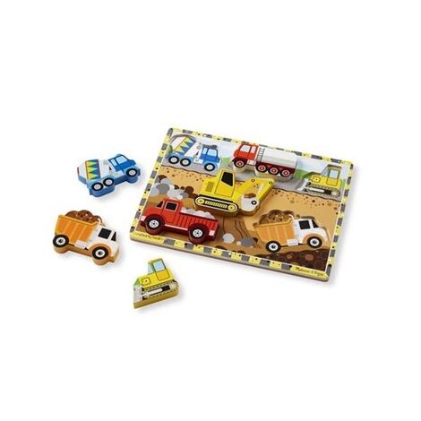 פאזל ''צאנקי'' רכבי עבודה Melissa & Doug&lrm; למכירה , 2 image