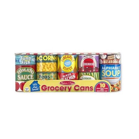 Melissa & Doug 4088 Let's Play House! Grocery Cans למכירה , 2 image