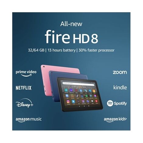 טאבלט Amazon Fire HD8 32GB12th Gen&lrm; למכירה 