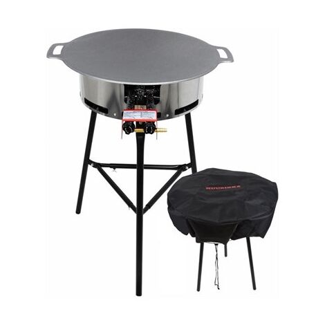 גריל  גז Muurikka 5412021IL Pro Steel 58 Set + 2 Burners + Plate למכירה 