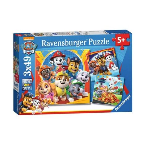 פאזל 3X49 5048 חלקים Ravensburger Paw Patrol למכירה 