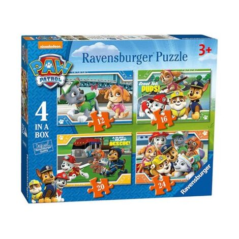פאזל Paw Patrol 4 in a Box 6936 12,16,20,2חלקים Ravensburger למכירה , 2 image