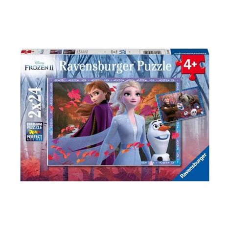 פאזל Frozen 2 Frosty Adventures 2x24 חלקים Ravensburger למכירה , 2 image