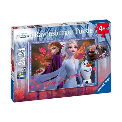 פאזל Frozen 2 Frosty Adventures 2x24 חלקים Ravensburger למכירה , 3 image