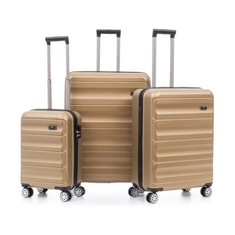 סט מזוודות סט 3 מזוודות 10655 Suitcase WIDE 20 24 28 Benaton למכירה 