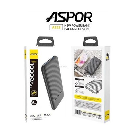 מטען נייד Aspor A323 10000 mAh למכירה , 3 image